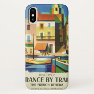フランスヴィンテージ旅行電話ケース iPhone X ケース