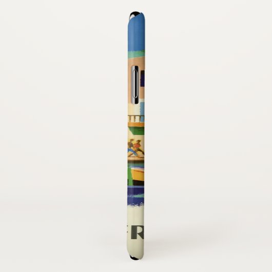 フランスヴィンテージ旅行電話ケース Case-Mate iPhoneケース (裏面/右)