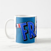 フランス万歳！ コーヒーマグカップ (左)