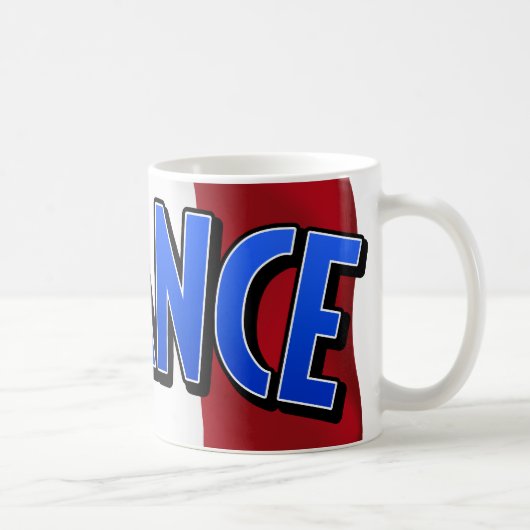フランス万歳！ コーヒーマグカップ (右)