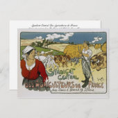 フランス中央農業機構 ポストカード (正面/裏面)