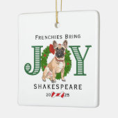 フランス人が喜びを引き起こす セラミックオーナメント (左)