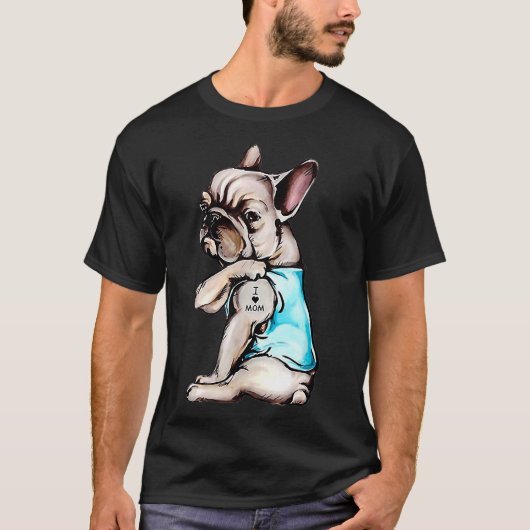 フランス人が母を愛する Tシャツ (正面)
