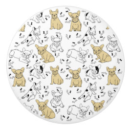 フランス人が骨を愛する セラミックノブ