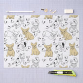 フランス人が骨を愛する 薄葉紙 (クラフト)