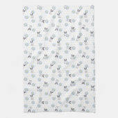 フランス人とデイジー キッチンタオル (縦)