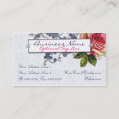 フランス人のばら色の名刺 名刺 (裏面)