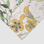 フランス人のアールヌーボーのアイリスによってはティッシュペーパーが開花します 薄葉紙 (詳細)