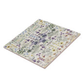 フランス人のアールヌーボーの植物の花のセラミックタイル タイル (側面)