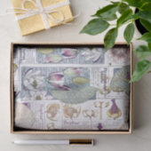 フランス人のアールヌーボーの《植物》スイレンによってはティッシュペーパーが開花します 薄葉紙 (ギフト)