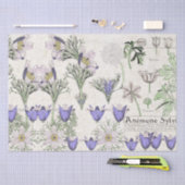 フランス人のアールヌーボーのWindflowerによってはティッシュペーパーが開花します 薄葉紙 (クラフト)