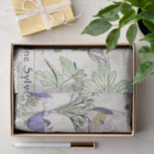 フランス人のアールヌーボーのWindflowerによってはティッシュペーパーが開花します 薄葉紙 (ギフト)