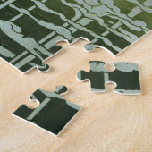 フランス人のアールヌーボーポスター"アブサンRobette " ジグソーパズル (側面)