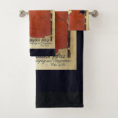 フランス人のアールヌーボー猫のミルクポスターBathタオル バスタオルセット (インサイチュ)