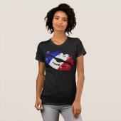フランス人のキスのTシャツ Tシャツ (正面フル)