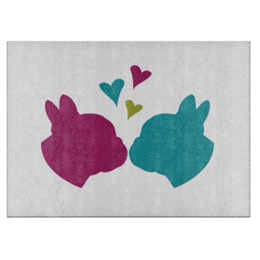 フランス人のキス カッティングボード (正面)