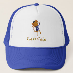 フランス人のクールな猫 キャップ
