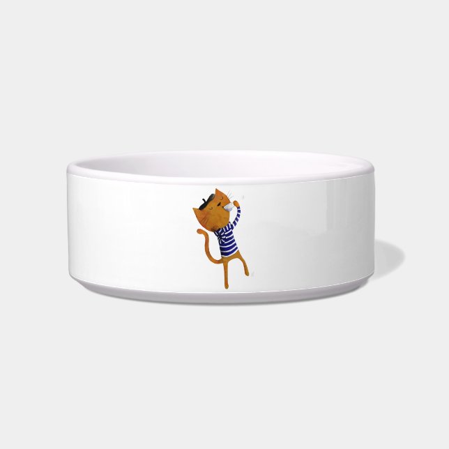 フランス人のクールな猫 ボウル (左)