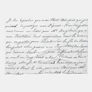フランス人のパリの原稿 キッチンタオル