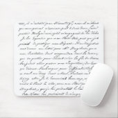 フランス人のパリの原稿 マウスパッド (マウス)