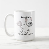 フランス人のマグを恐れたのではない コーヒーマグカップ (左)