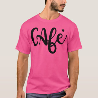 フランス人の友達と飲むコーヒー Tシャツ