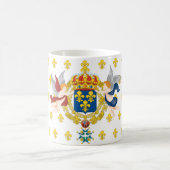 フランス人の州の旗(1632-1790年) コーヒーマグカップ (中央)