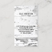 フランス人の服の型枠ワイヤーMannequinnの名刺 名刺 (裏面)