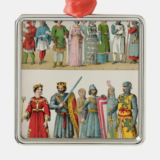 フランス人の服 メタルオーナメント (正面)
