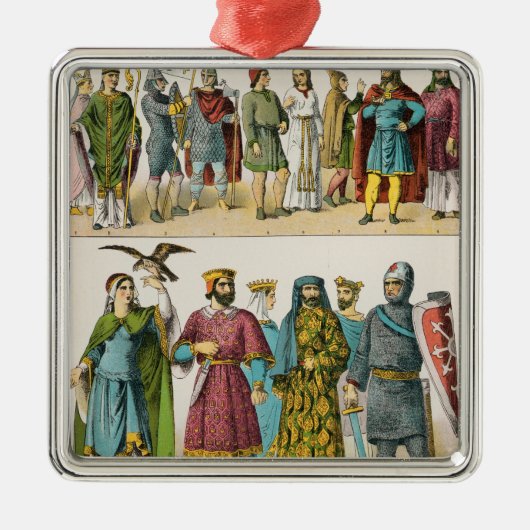 フランス人の服 メタルオーナメント (正面)
