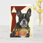 フランス人の父の日カード カード (黄色い花)