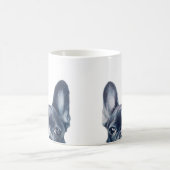 フランス人のBull犬のマグ コーヒーマグカップ (中央)