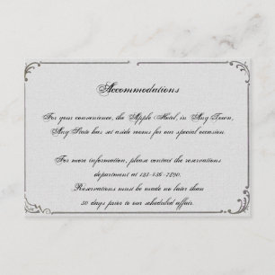 フランス人のDecoフレームの優雅な結婚式の挿入物 エンクロージャーカード