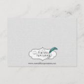 フランス人のDecoフレームの優雅な結婚式の挿入物 エンクロージャーカード (裏面)