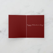 フランス人のToileのバレンタイン- I愛(フォーマル) シーズンカード (内部)