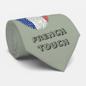 フランス人のtouchの指紋の旗 ネクタイ (ロール)
