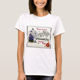 フランス人のVioletteの香水のラベル Tシャツ