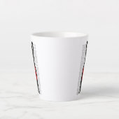 フランス人を抱き締める カフェラテマグ (正面)