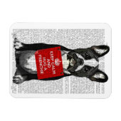 フランス人を抱き締める マグネット (横)