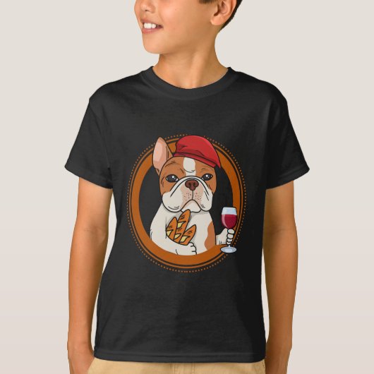 フランス人オーナーのデザイン Tシャツ (正面)