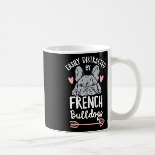 フランス人オーナーのブルドッグデザイン コーヒーマグカップ