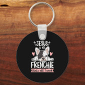 フランス人オーナーの引用文 キーホルダー (正面)