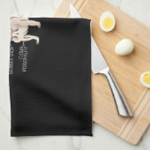 フランス人ギフト |ブルドッグの構造フランスの学 キッチンタオル (四つ折り)