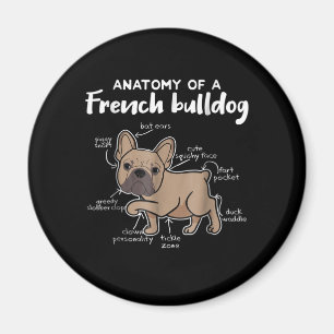 フランス人ギフト ブルドッグフランスのギフトの構造 マグネット