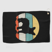 フランス人ギフト |ヴィンテージフランスののプレゼント ゴルフタオル (横)