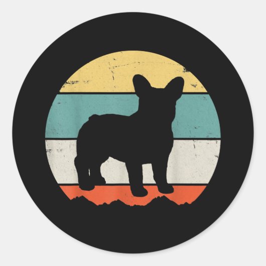 フランス人ギフト |ヴィンテージフランスののプレゼント ラウンドシール (正面)