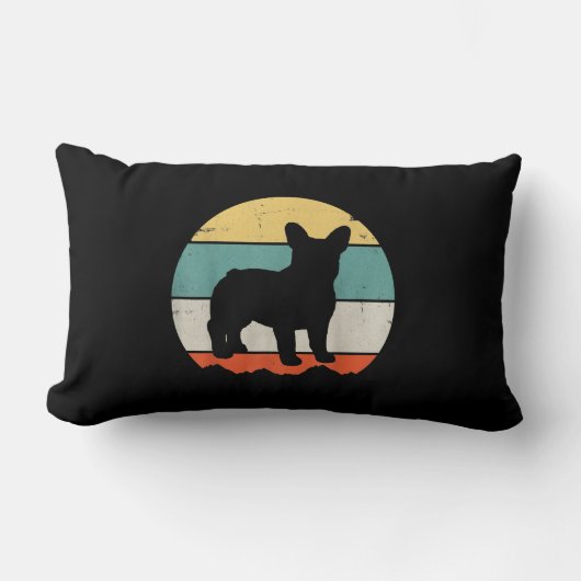 フランス人ギフト |ヴィンテージフランスののプレゼント ランバークッション (正面)