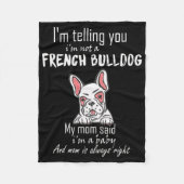 フランス人ギフト |私はフランス人ではないと言っているよ フリースブランケット (正面)