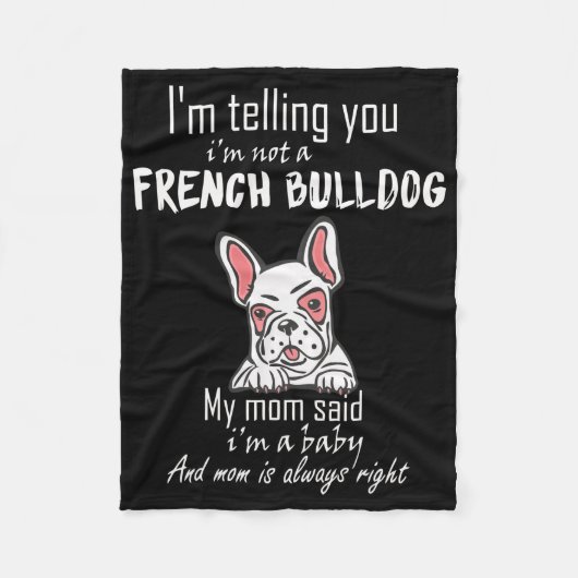 フランス人ギフト |私はフランス人ではないと言っているよ フリースブランケット (正面)