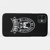 フランス人ギフト | I Love My Bulldog フランスの. Case-Mate iPhoneケース (裏面(横))
